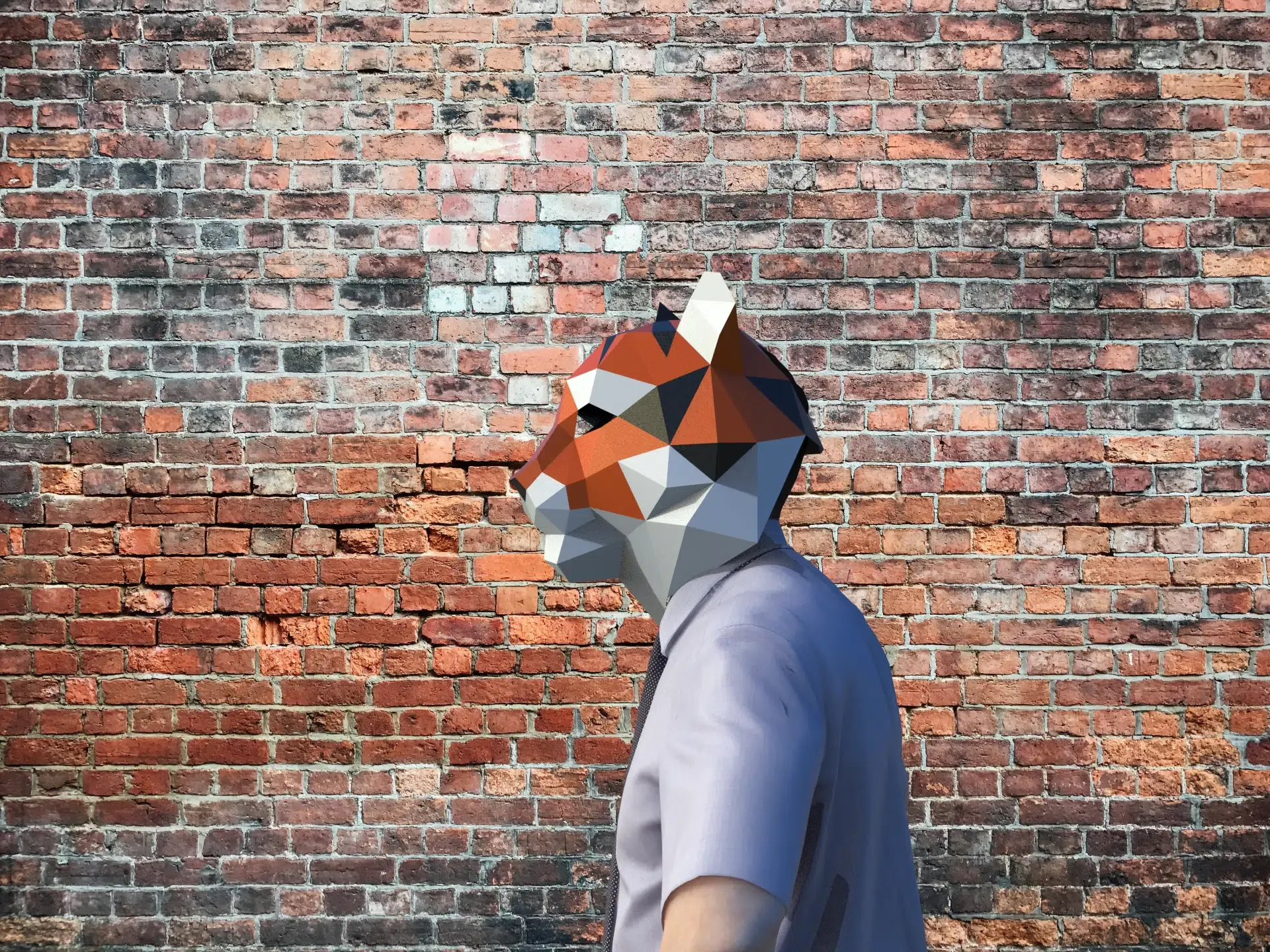 Masque de tigre en papercraft 3D – Image 5