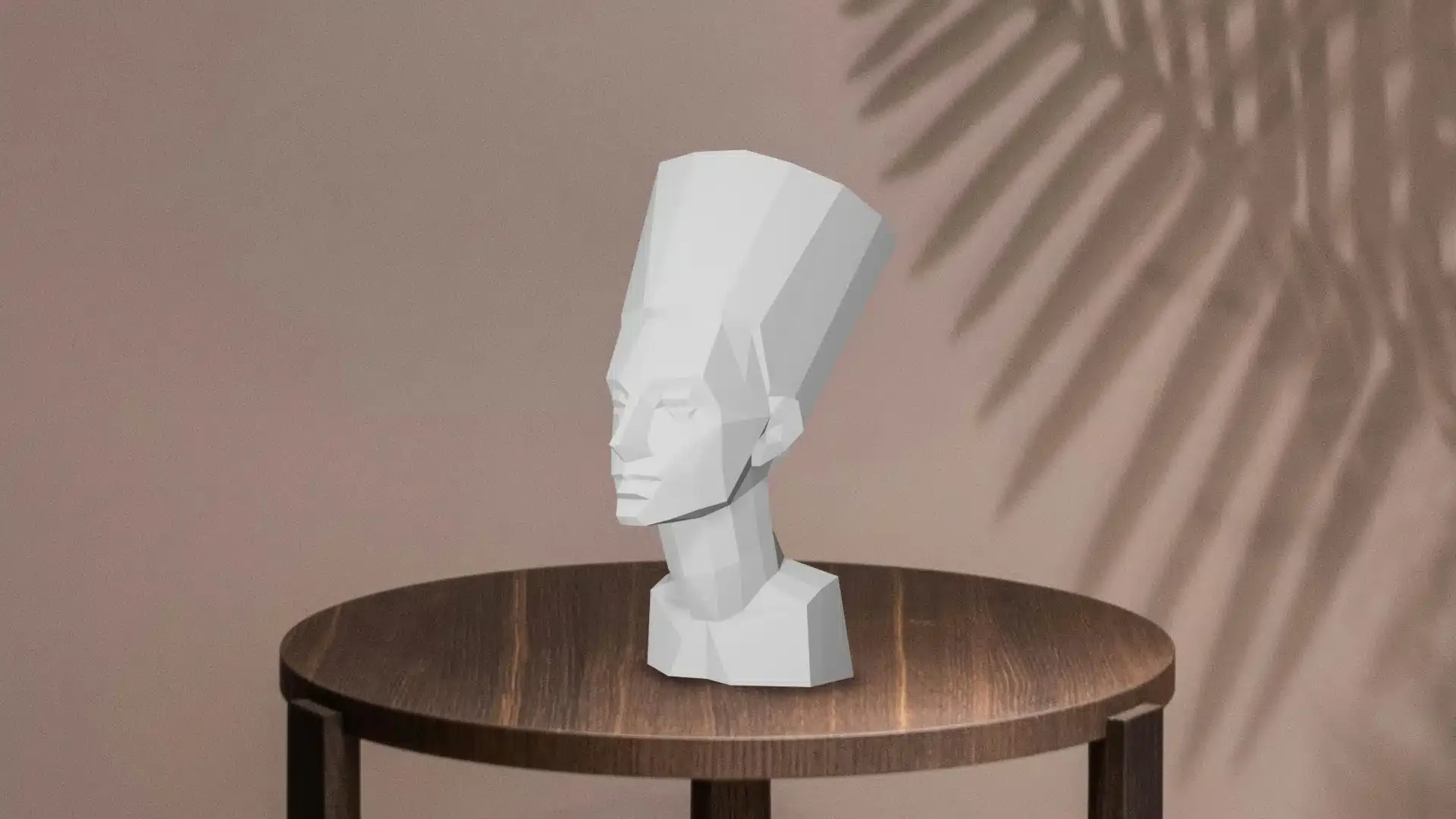 Buste de Nefertiti en papercraft 3D – Image 4