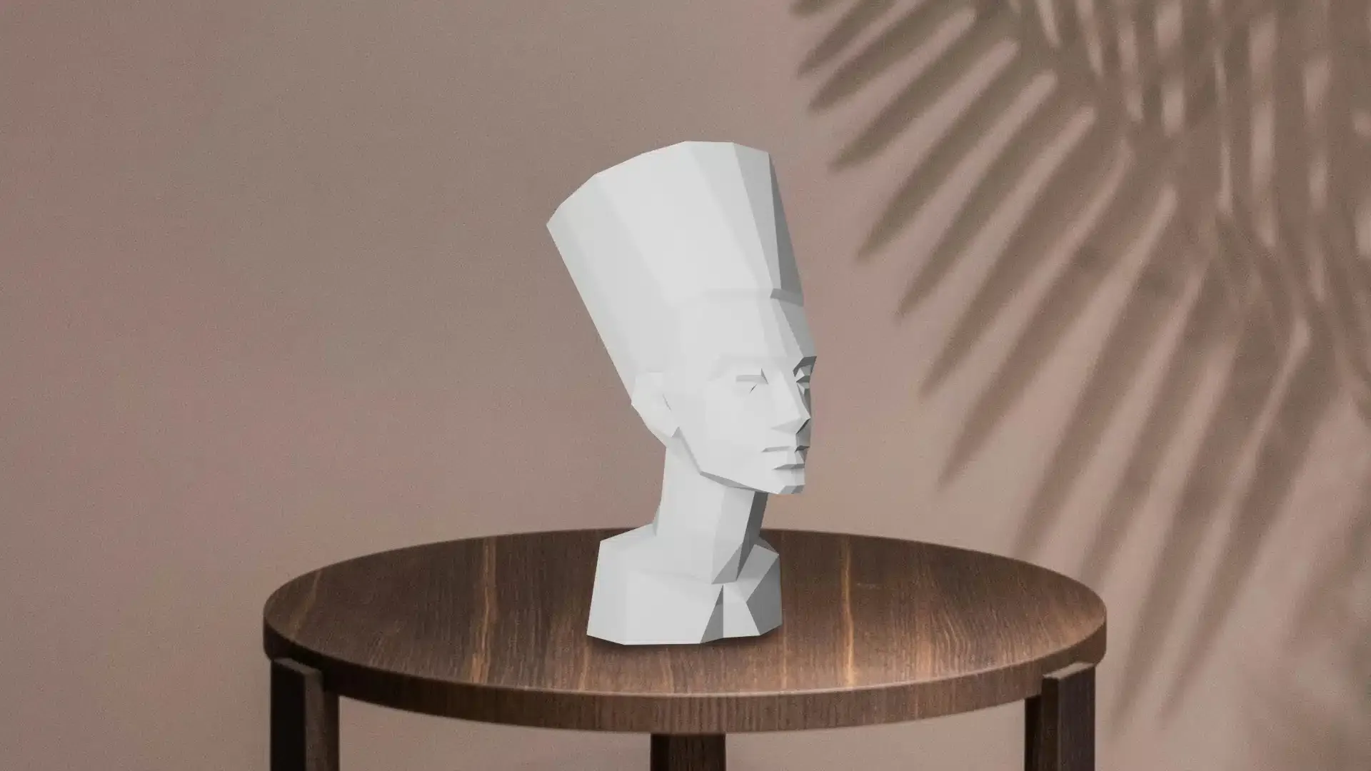 Buste de Nefertiti en papercraft 3D – Image 3