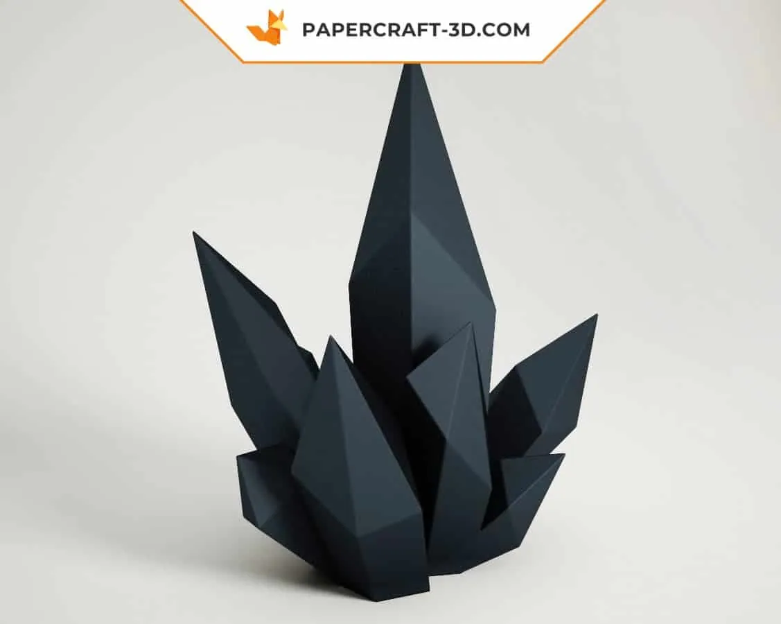 Papercraft cristal en origami 3D – Image 6