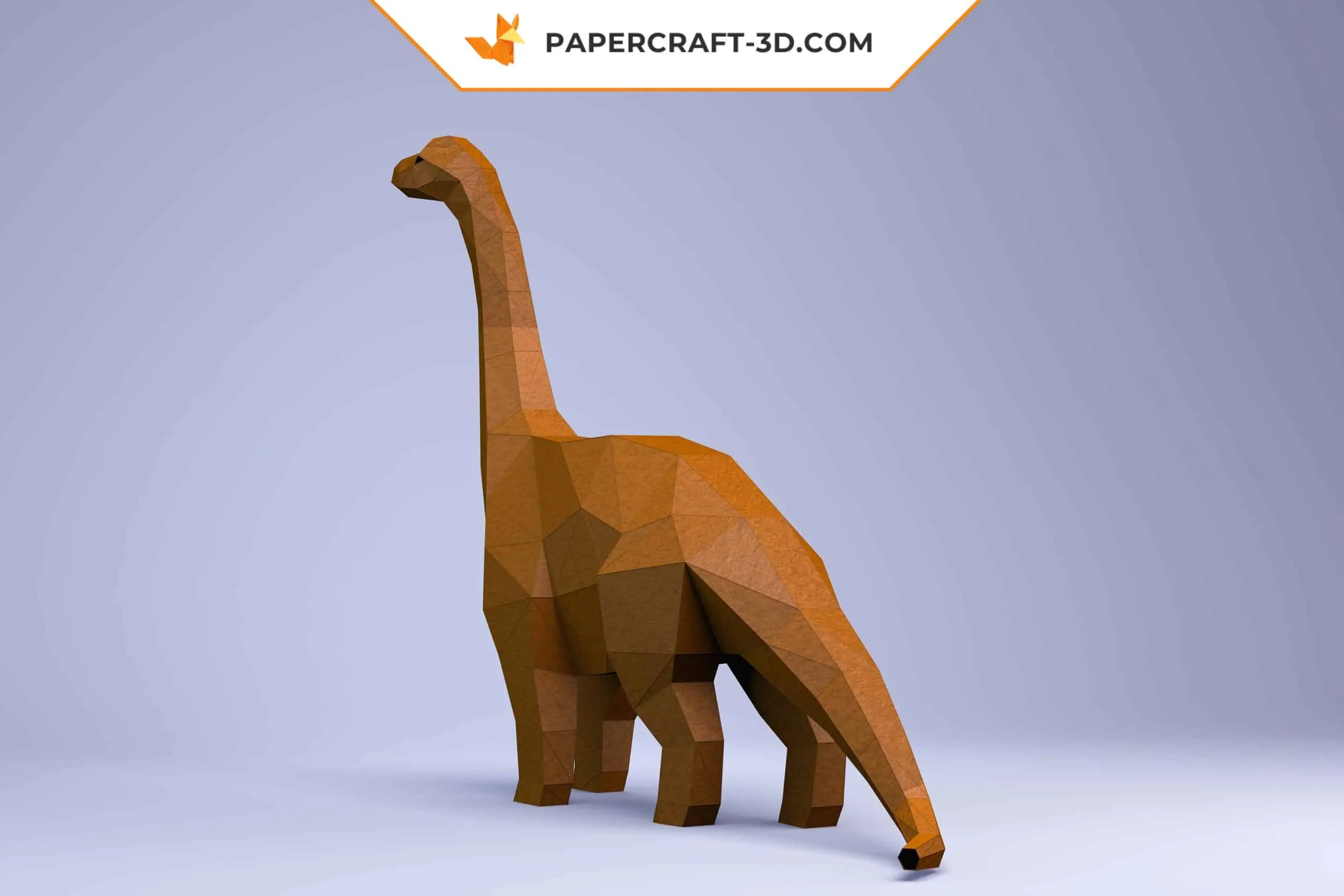 Papercraft apatosaurus dinosaure en origami 3D – Image 4
