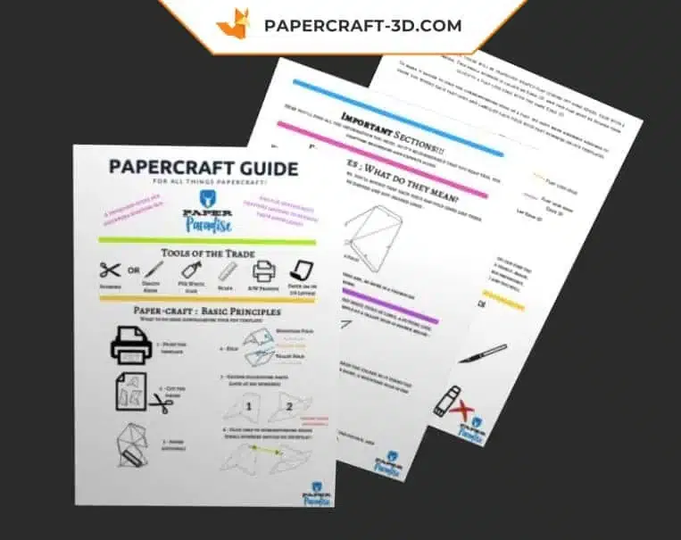 Papercraft notes de musique clé de sol en origami – Image 8