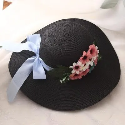 Chapeau de paille noir