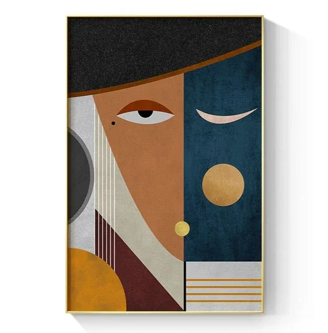 Tableau Abstrait Géométrique Coloré – Image 5