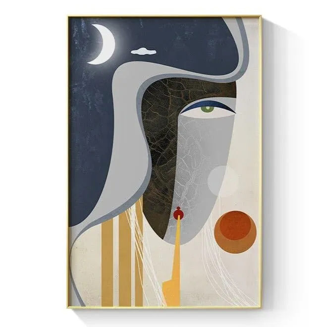 Tableau Abstrait Géométrique Coloré – Image 8