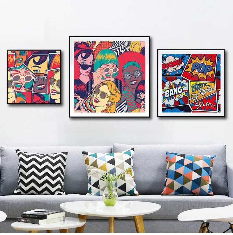 Tableau Pop Art Coloré – Image 3