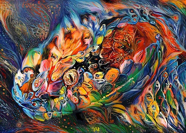 Tableau serpent style pop art – Image 2