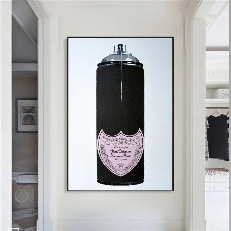 Tableau Street Art Dom Perignon – Image 4