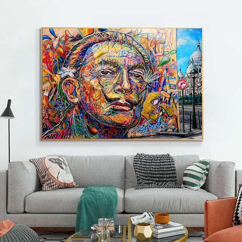 Tableau Street Art Salvador Dali – Image 4